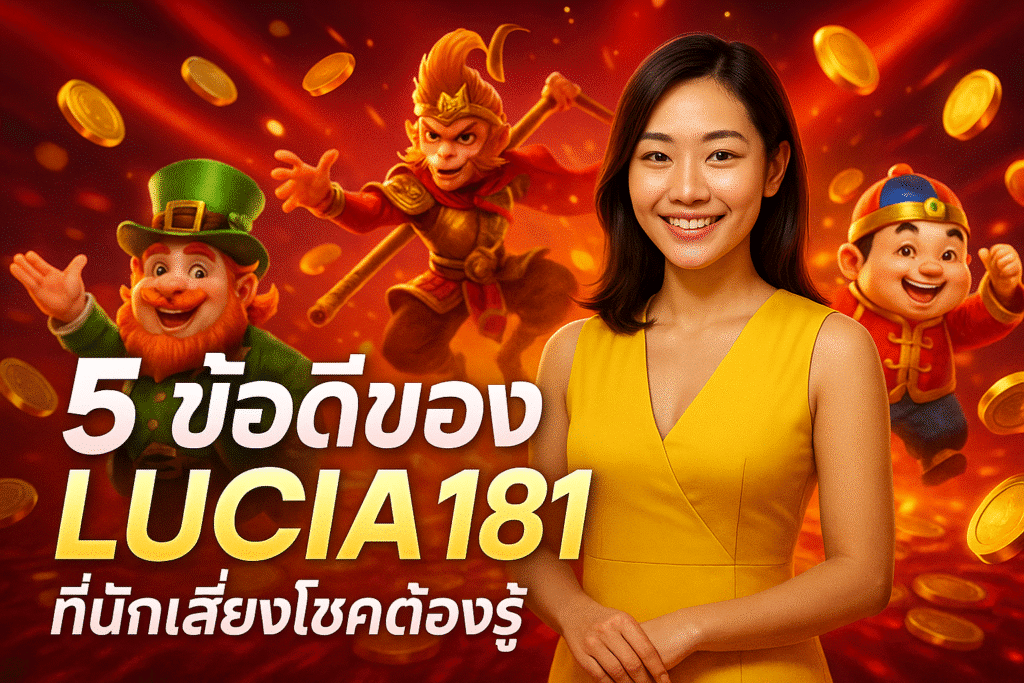5 ข้อดีของ LUCIA181 ที่นักเสี่ยงโชคต้องรู้