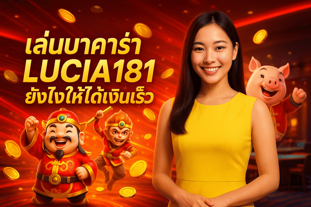 เล่นบาคาร่า LUCIA181 ยังไงให้ได้เงินเร็ว