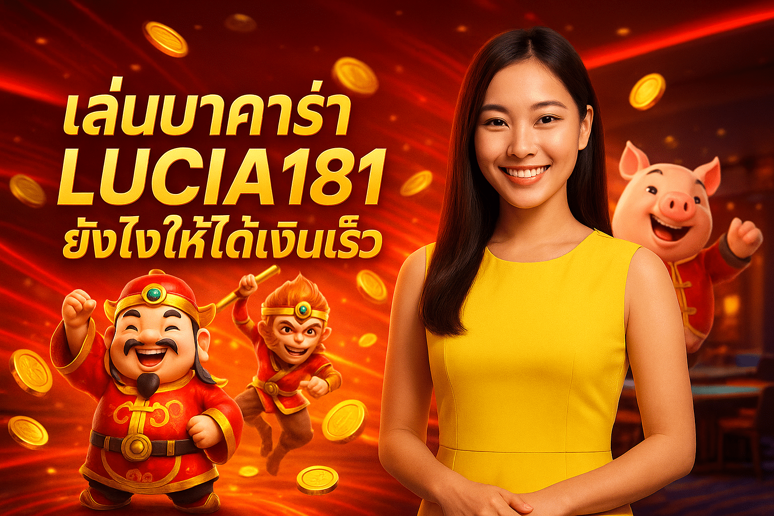 เล่นบาคาร่า LUCIA181 ยังไงให้ได้เงินเร็ว
