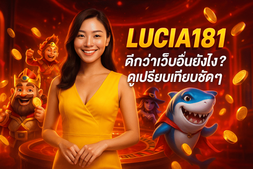 LUCIA181 ดีกว่าเว็บอื่นยังไง? ดูเปรียบเทียบชัดๆ